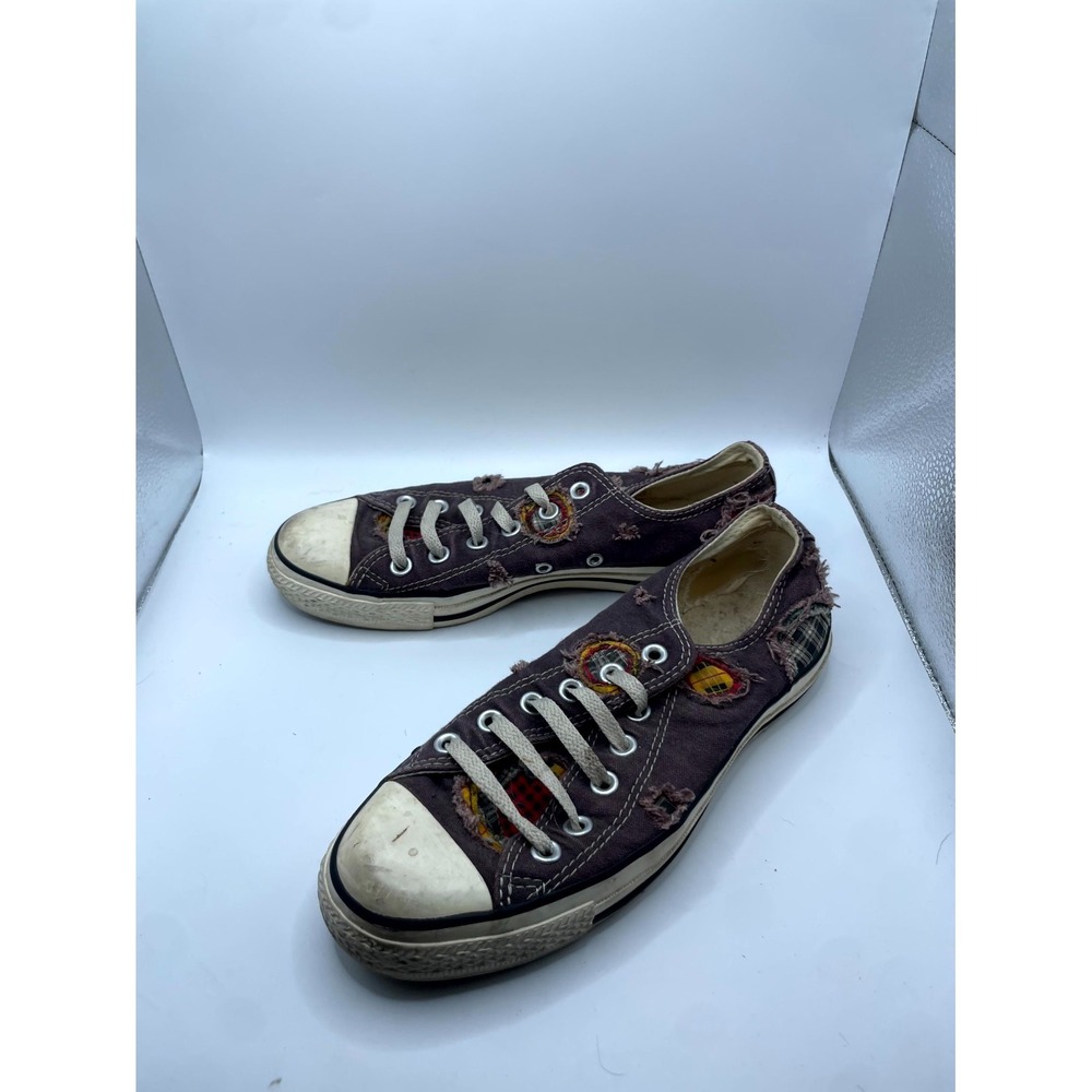 Converse Chuck Taylor All Star Low Unisex M6/W8 Sneakers Brown Patchwork Shoes